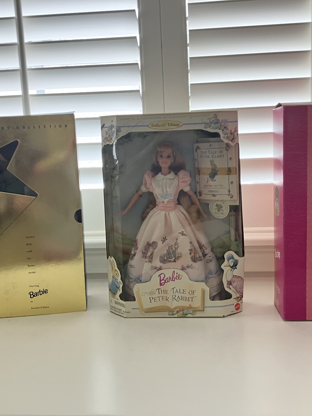 Barbie The Tale of Peter Rabbit Doll in Pink and White Dress by Barbie